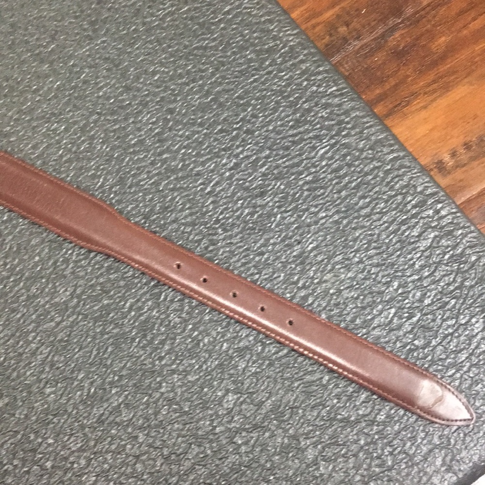 Handcrafted Calfskin NEW Maida's Luxury Mens/Unisex Brown Leather Belt - Size 44 - Picture 16 of 16